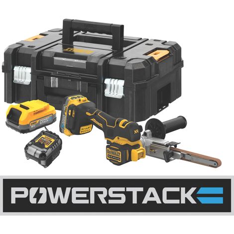 Dewalt DCM200E2T 18v XR Cordless Brushless Powerfile Bandsaw Sander + Powerstack (1/9)