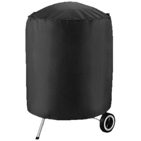 Housse imperméable pour Barbecue -Rond Housse Barbecue,Housse Barbecue Étanche en Tissu Oxford 210D -Housse de Protection Anti-Ultraviolet pour BBQ(62x105cm) (1/5)