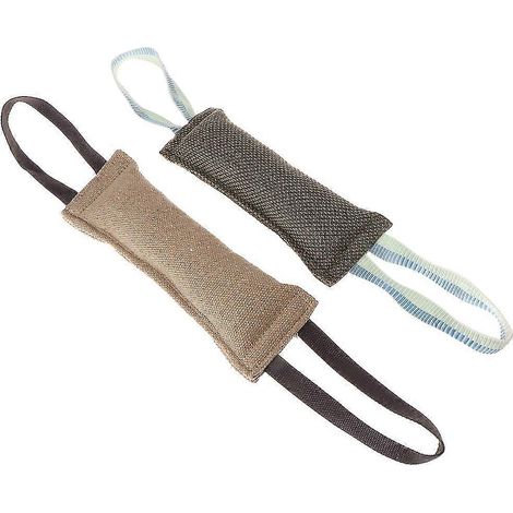 Bâton à mâcher et à rapporter avec poignées pour chiots, idéal pour l'entraînement et les jeux en extérieur. (1/5)