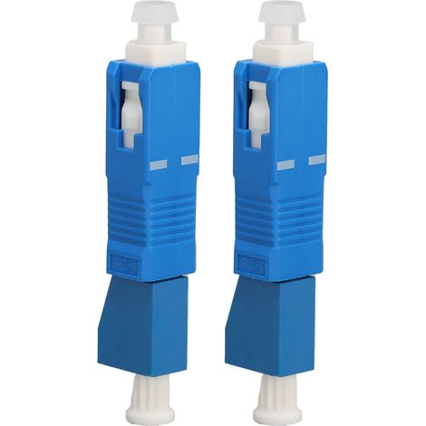 2 Pièces Adaptateur Fibre SC Mâle vers LC Femelle, Faible Perte Haute Précision, Adaptateur Hybride SM 9/125 pour Réseaux CATV et Télécoms (1/5)