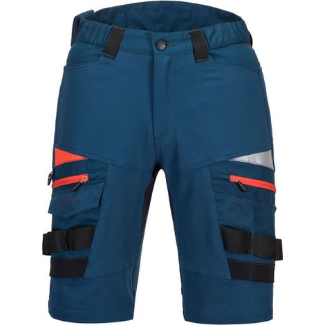 Bermudas de trabajo Holster DX4 laterales elásticos DX444 40 pulgadas Azul metro