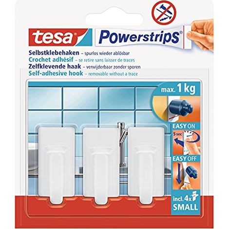 Tesa Powerstrips Hooks Small CLASSIC (1/4)