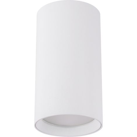 Plafoniera da soffitto, tubo tondo, DARIA DWL GU10, bianco (1/2)