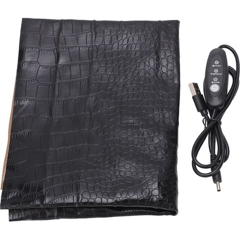 Tapis chauffant reptile USB 5V 2A 30x45cm, coussin chauffant 3 températures réglables, lavable, en PU, pour terrarium animal. (1/5)