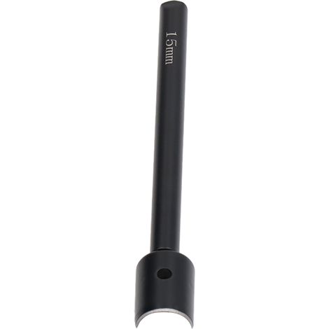 Poinçon pour ceinture à outils en cuir et acier (à faire soi-même), poinçon demi-cercle peu profond, poinçon demi-cercle noir, poinçon trou, poinçon français, poinçon diamant 15 mm (1/5)