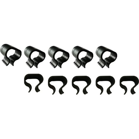 Lot de 10 clips fixation pour mobilier jardin en résine tressée (1/5)