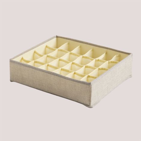 SKLUM Textilorganizer 35x30 cm Guat Beige (1/5)