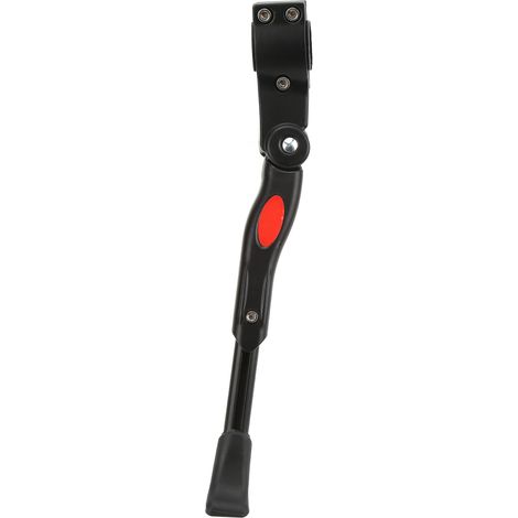 Support latéral pour vélo en alliage d'aluminium réglable, stable et sécurisé, noir