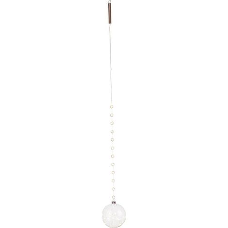 Pallina Di Natale Amy Trasparente Ø15 Cm  1 Pz