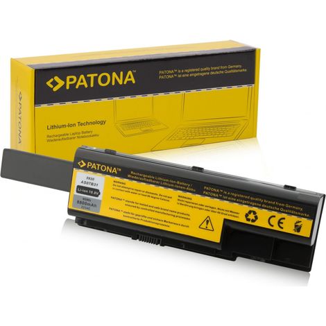 PATONA Akku passend für Acer 5230 Aspire 5310 5720 5920 69206610 – 14,8 Volt 8800 mAh (1/5)