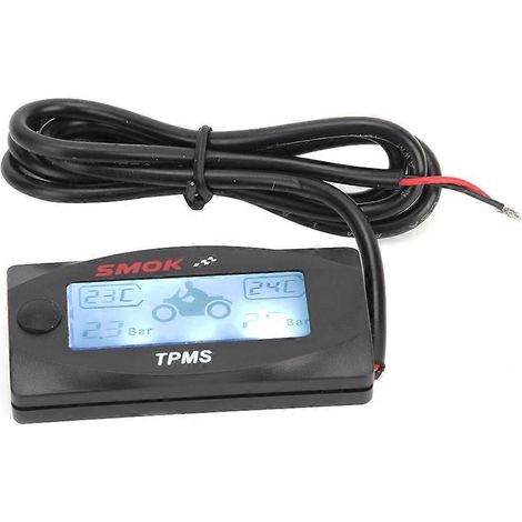 Système de surveillance de la pression des pneus (TPMS) multifonctionnel en plastique pour motos, compatible avec Honda/Yamaha/Kawasaki (1/5)