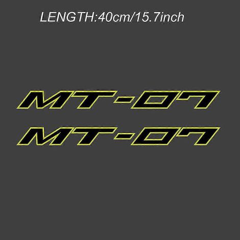 Autocollants décoratifs pour moto : logo, jantes, carénage, casque, protection de réservoir pour Yamaha MT-07 (2016-2020) - 3 (1/5)