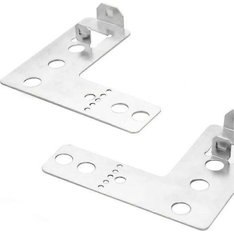 Set mit 2 Geschirrspüler-Montagehalterungen, inklusive Schrauben, kompatibel mit den Samsung-Modellen 170664 und BSH170664. (1/5)