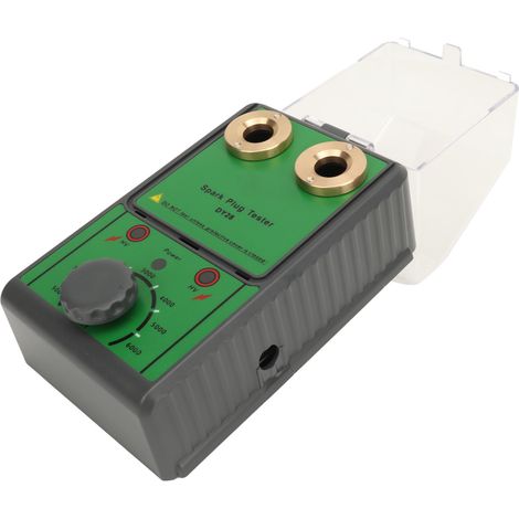 Doppelloch-Zündkerzentester, einstellbarer Frequenz-Zündanalysator für 12-V-Benzinfahrzeuge, 100–240-V-EU-Stecker (1/5)