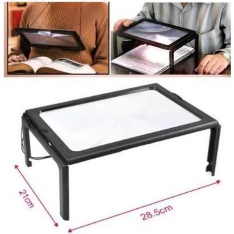 Loupe Pleine Page X3 - Lumineuse 4 LED - Sur Pi...