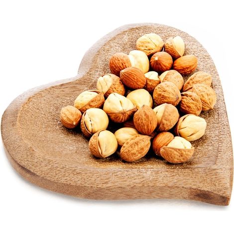 Heart shaped mango wood snack plate 25x25 cm 235492167 (1/4)