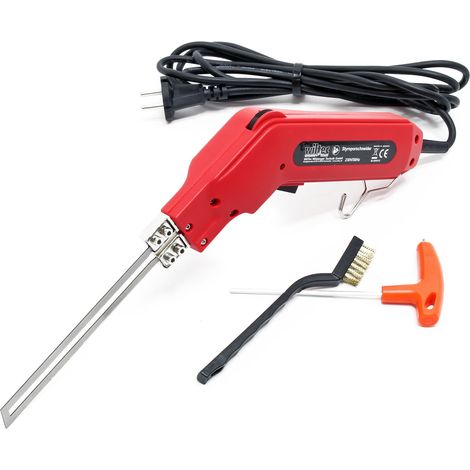 Cuchillo térmico cortador de espuma poliestireno 150W, calentamiento rápido 600°C, para una mano