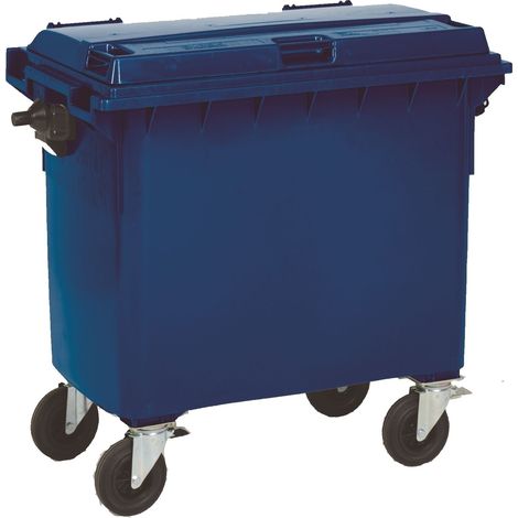 PROVOST - Poubelle roulante 4 roues Provost - 770 litres, bleu