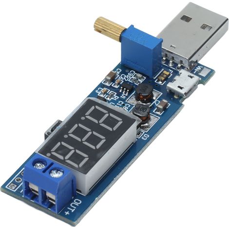 Convertisseur élévateur/abaisseur DCDC USB, module d'alimentation élévateur de tension 5 V vers 3,3 V (9 V, 12 V, 24 V) réglable