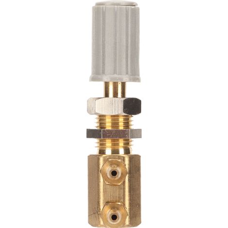 Valve dentaire en cuivre de type F, bonne perméabilité, régulateur de pression d'eau dentaire, 3 mm / 0,12 po (1/5)