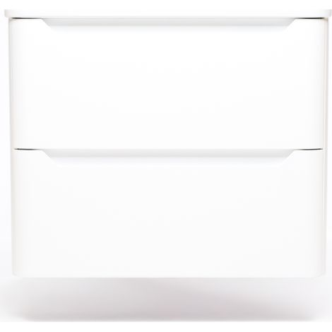 Some Meuble de Salle de Bain Case - 592x456x480mm - Blanc - Design Moderne - Résistant à l'Humidité (1/5)