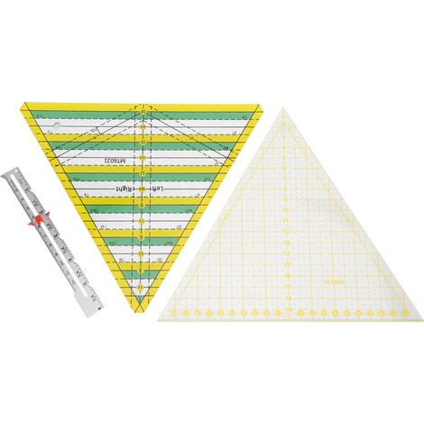 Règle de couture professionnelle pour mesures et tracés précis - Accessoire indispensable atelier DIY (1/5)