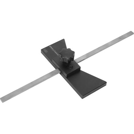 Centreur de pièce circulaire, pointeau de traçage, règle en aluminium pour bois, gabarit de positionnement, outil de précision (1/5)