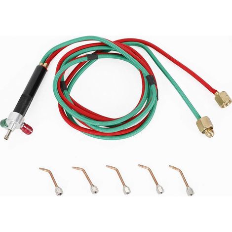 Mini bijoux oxygène pistolet à souder kit avec 5 têtes de pistolet, outil de soudage portable pour bijoux
