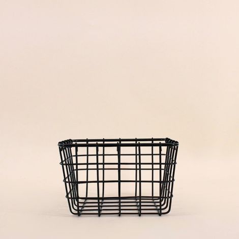 Panier en métal 20x20x15cm (1/5)