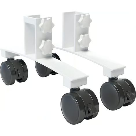 Lot de 2 pieds chauffants infrarouges universels - pieds robustes pour une utilisation indépendante du chauffage électrique - compatibles avec différents modèles (1/5)