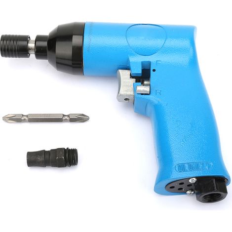 Tournevis à air 1/4'' forme pistolet, embrayage réversible, 1000 tr/min, outil pneumatique (1/5)