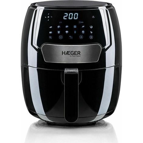 Haeger AF-D37.003A Heißluftfritteuse Schwarz 3,7 L 1500 W