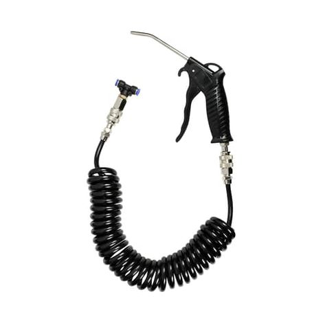 Pistolet à air comprimé + tuyau spiralé 5 m (1/5)
