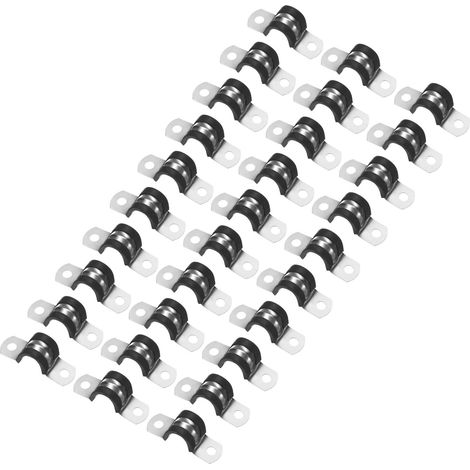 30-Pcs Colliers De Câble 9/16 Pouce/14 Mm Collier En U (1/5)