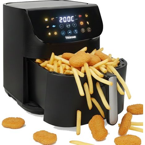 Tristar FR-9073 Friggitrice ad Aria Digitale 9 L 1800W 12 Programmi Nera (1/5)
