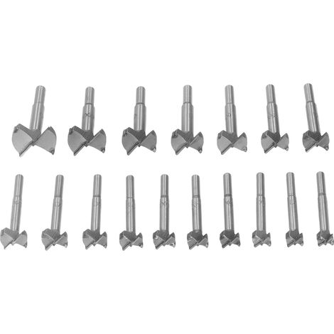 17-teiliges Scharnierstanz-Bohrer-Set aus Hartmetall für elektrische Tischbohrmaschinen (1/5)