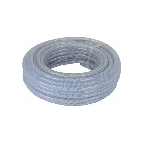 Tube transparent armé Ø intérieur 10mm (rouleau 25m) - DIFF