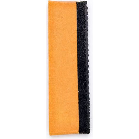 Tampon d'argile carré à pois orange (1/5)