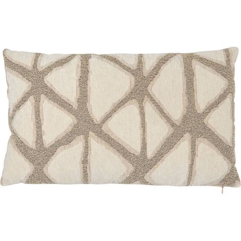 Cuscino dune 30x50cm in jacquard beige - Atmosphera créateur d'intérieur