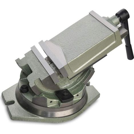 100mm Maschinenschraubstock Für Bohrmaschine Fräsmaschine Präzisions Schraubstock schwenkbar drehbar (1/5)