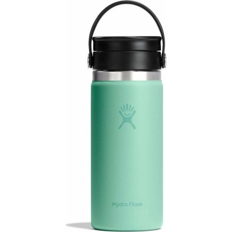 Botella térmica unisex Hydro Flask WIDE FLEX de 473 ml, color verde, W16BCX344 (1/3)