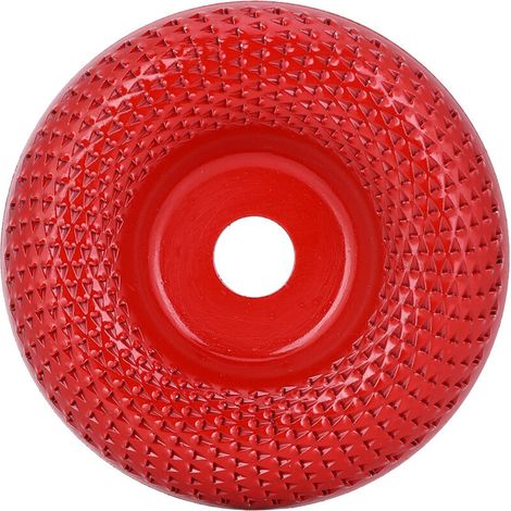 Disque de Formage en Acier pour Meulage sur Bois, Accessoire pour Outils Électriques, Pièces de Quincaillerie - Disque de Sculpture à Racines Courbes Rouges E1-533 (1/5)