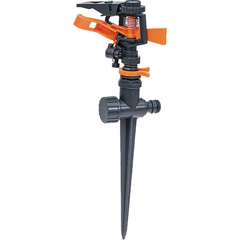 Irrigatore da giardino pulsante con punta in plastica, arancione YM8103D