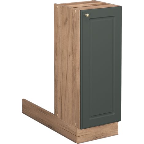 Kücheninsel Fame-Line, Grün-Gold Landhaus, 30 cm ohne Arbeitsplatte, Vicco