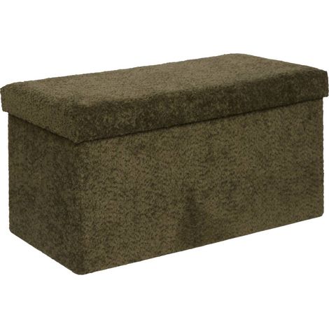 Soana pouf pieghevole khaki 76x38cm - Atmosphera créateur d'intérieur