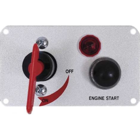 Tableau électrique euromarine disjoncteur 30A 12V gris