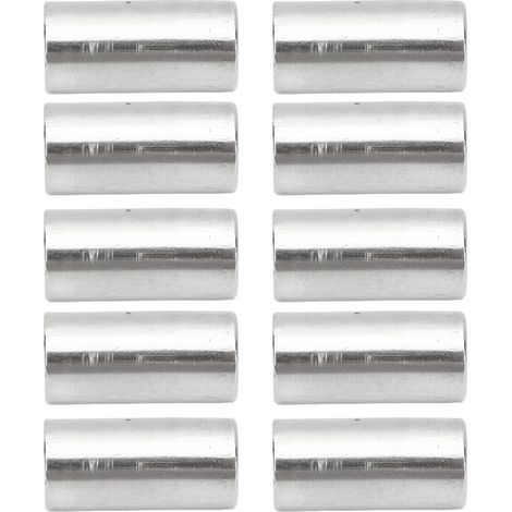 10 Stück runde Verbindungsmuttern M8x1,25 Innengewinde L25mm Stangenkupplungsmuttern Edelstahl Gewindehülse (1/5)