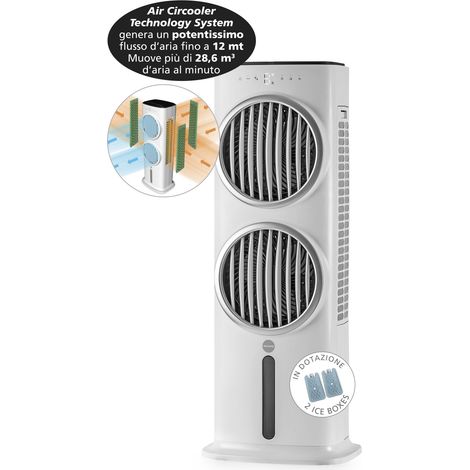 MACOM 988 POWER DOUBLE WIND RAFFRESCATORE EVAPORATIVO CON DOPPIA VENTOLA