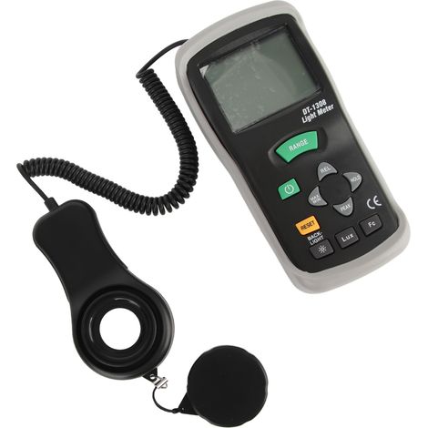 Photomètre multifonctionnel DT-1308, appareil de mesure d'éclairement numérique portable pour usage extérieur (1/5)