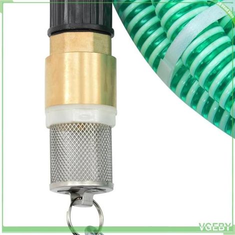 Tuyau d'aspiration - FAFEICY - 151041 - 4 m - Ø25 mm (1") - PVC avec raccords laiton et clapet de pied (1/5)